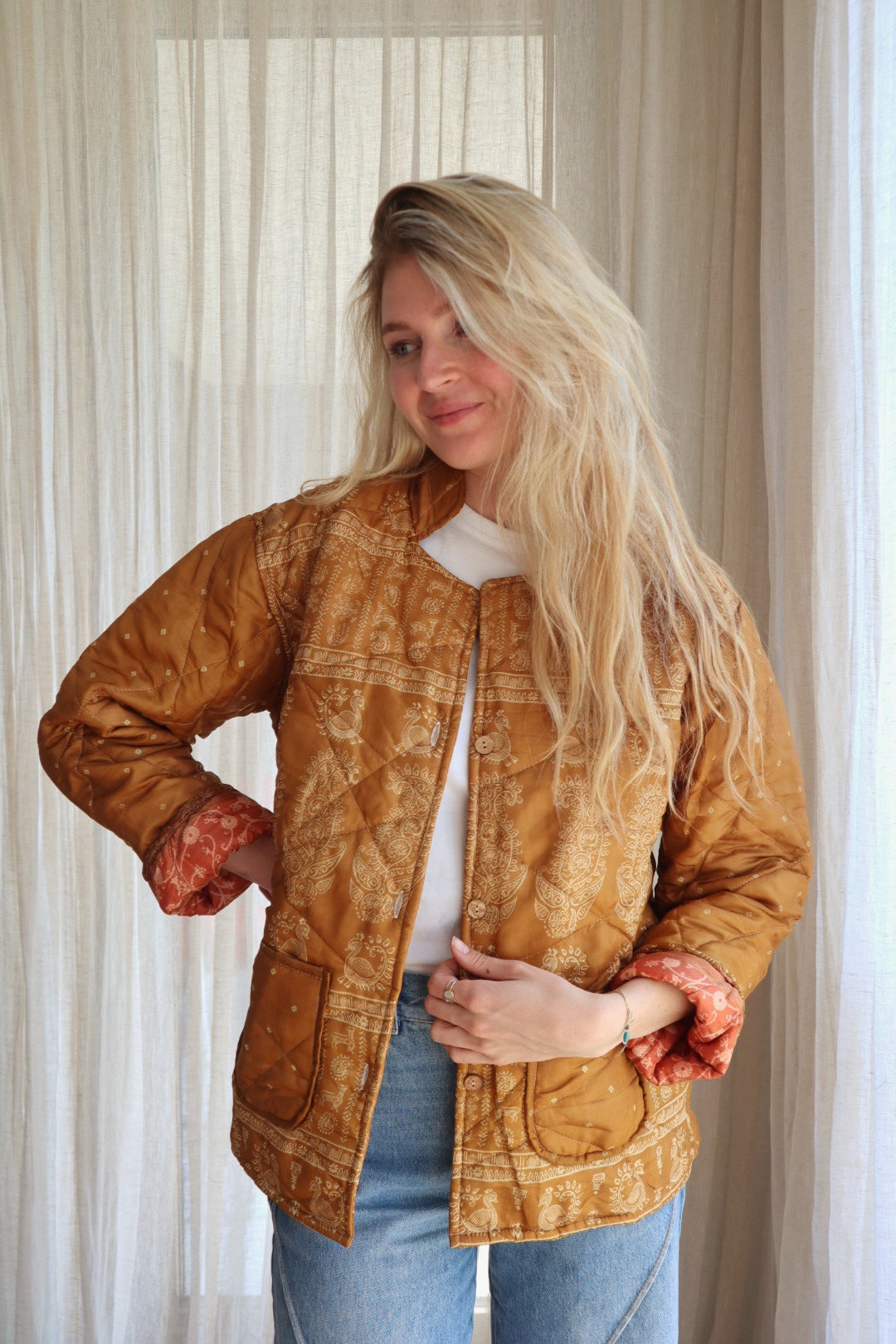 Silk Sari Jacket NO.2