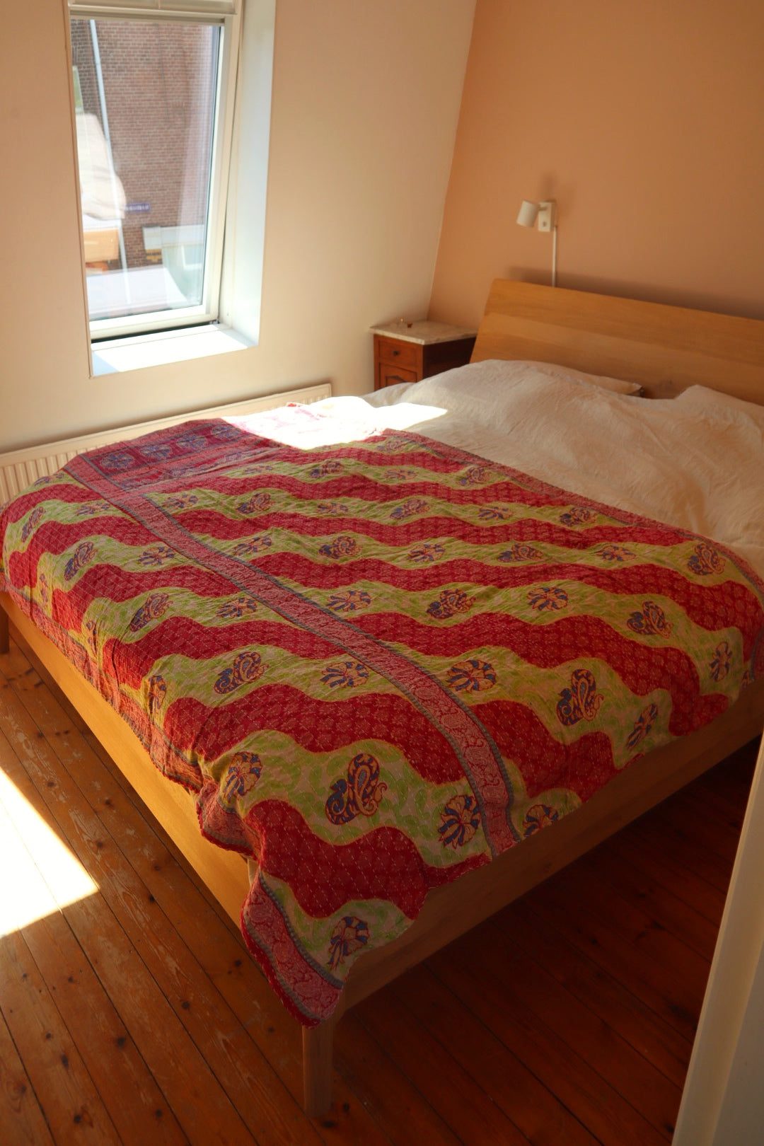 Reversible kantha blanket NO.1