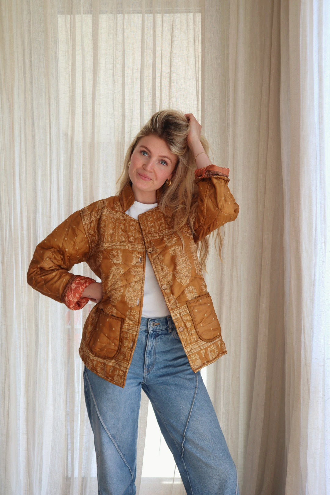 Silk Sari Jacket NO.2