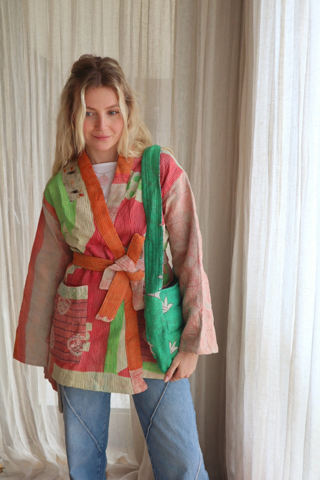Kantha kimono NO.13