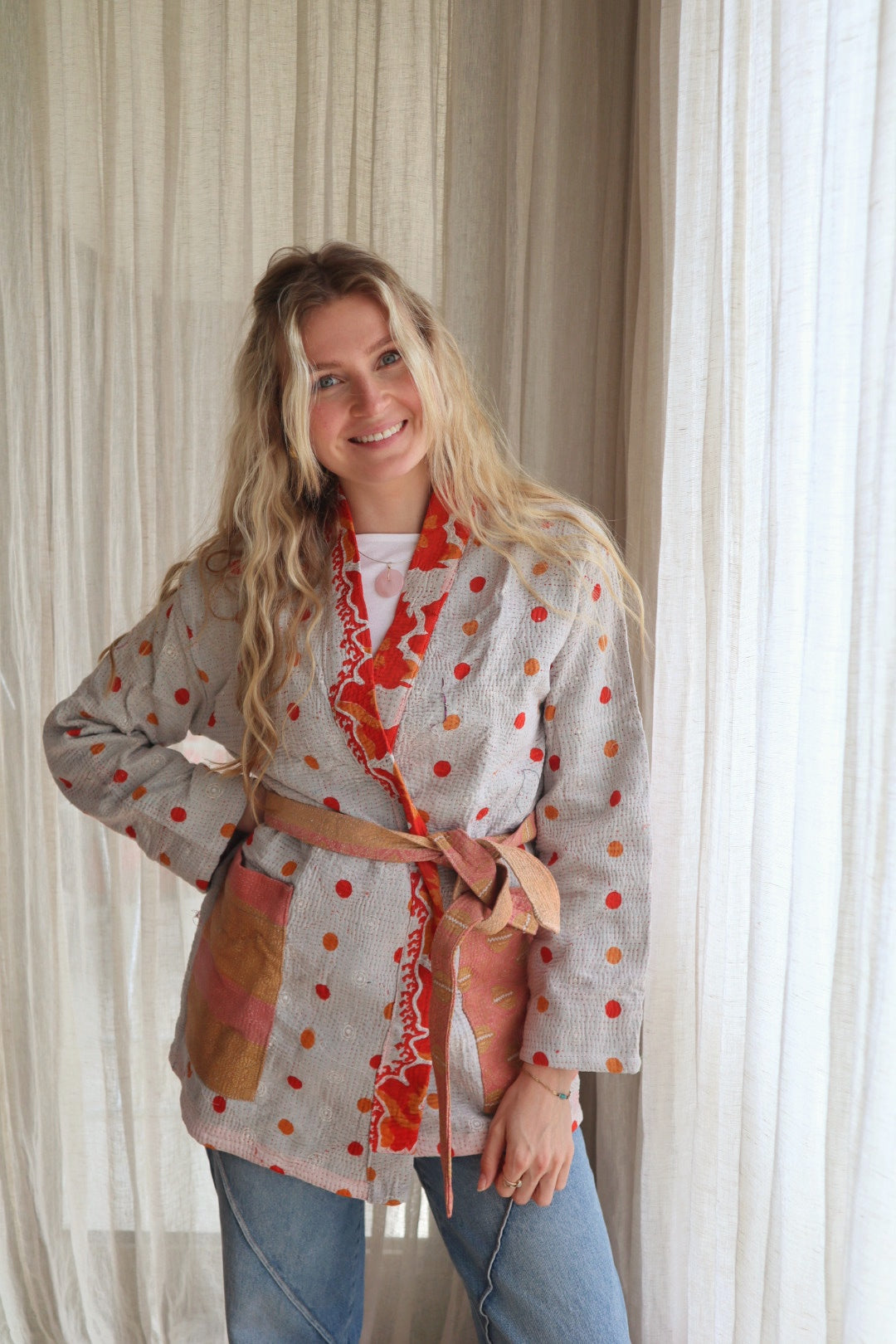 Kantha kimono NO.3