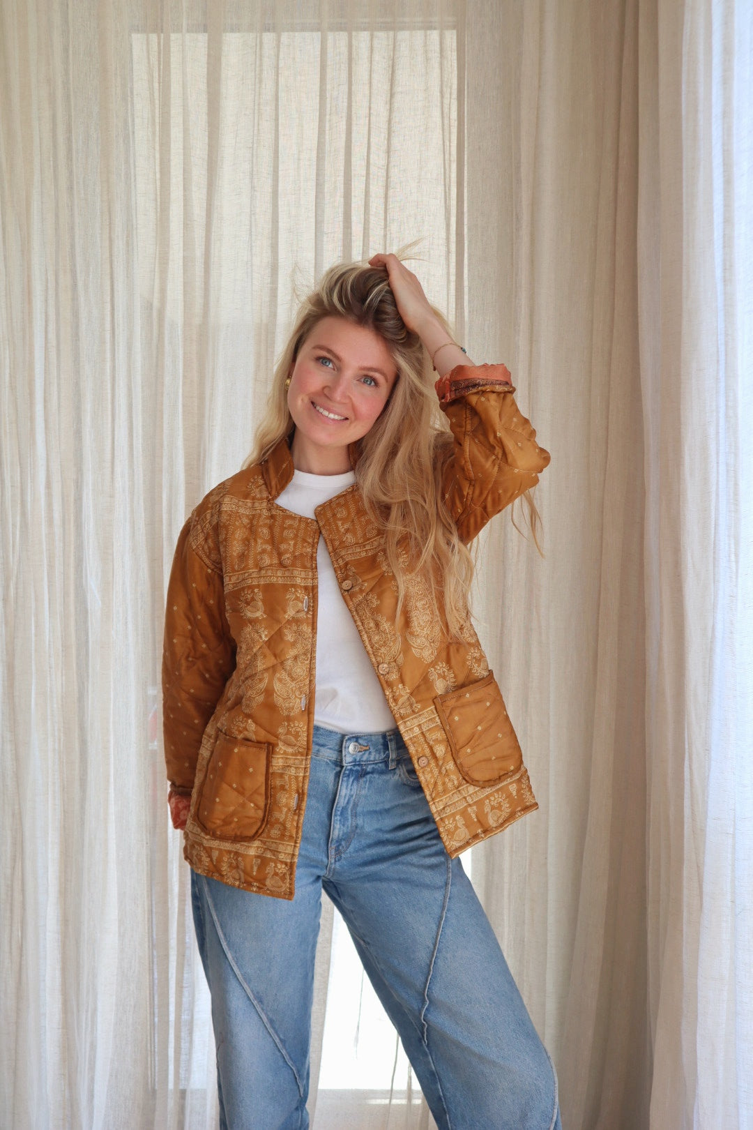Silk Sari Jacket NO.2