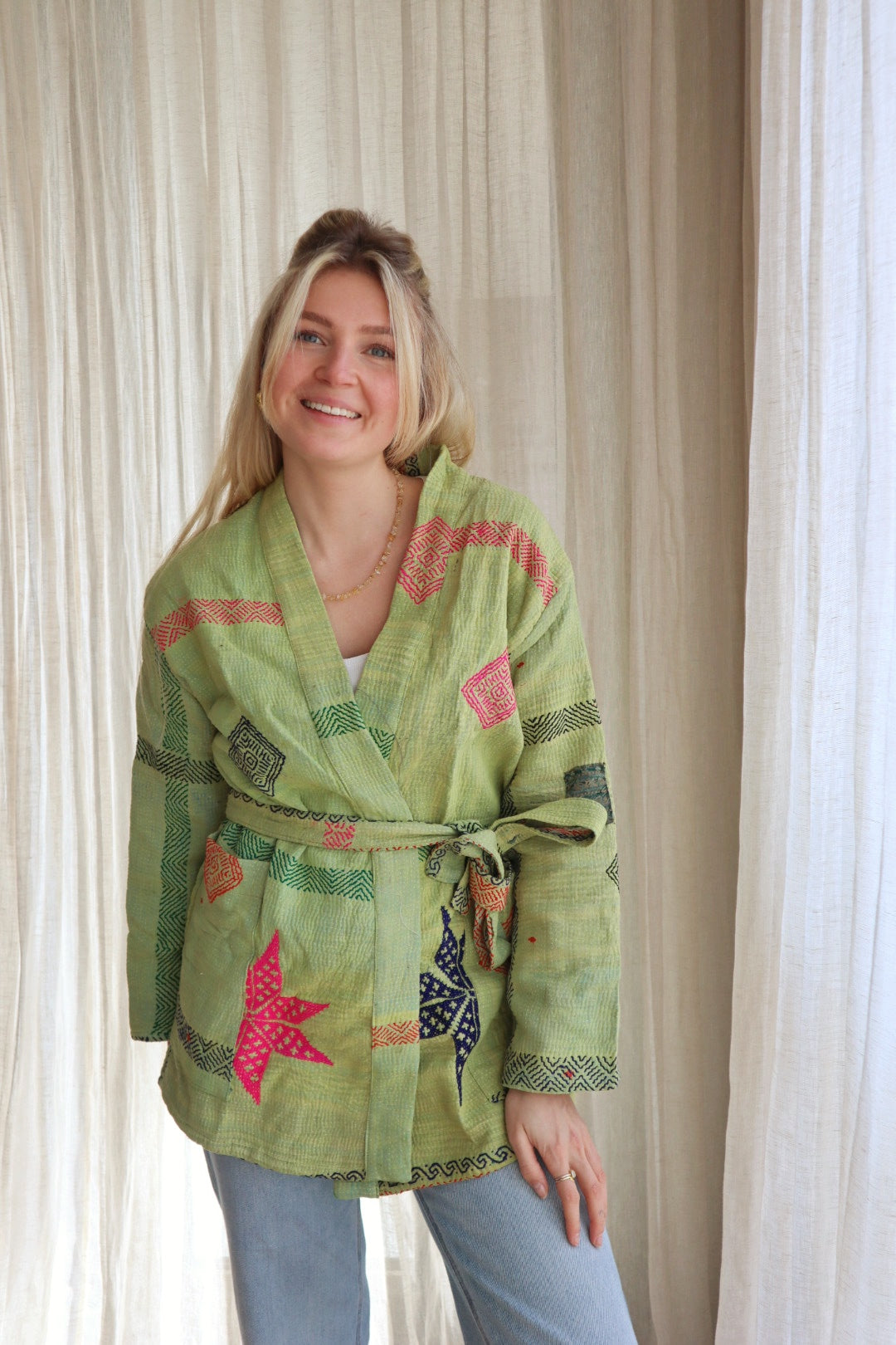 Kantha kimono NO.8