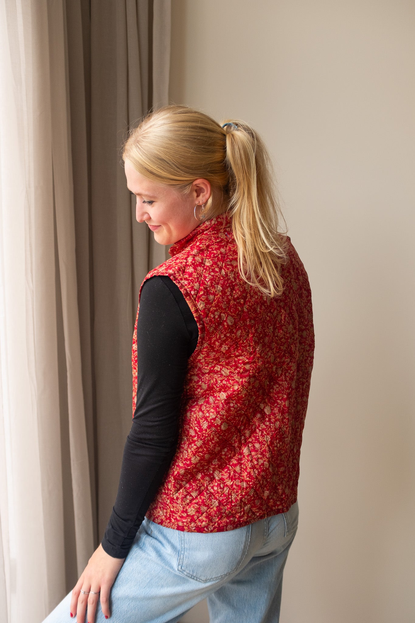 Reversible silk waistcoat NO.3