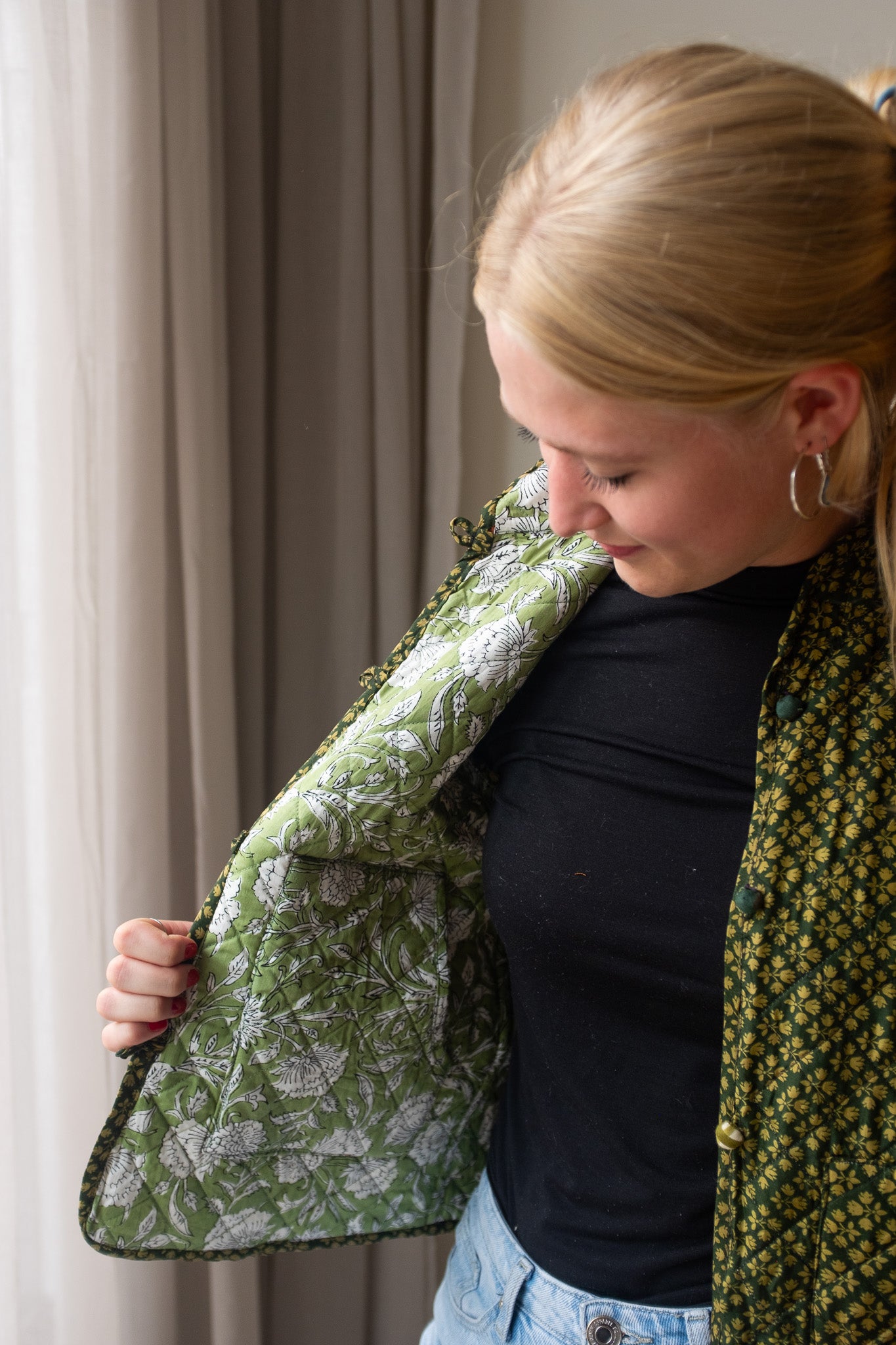 Reversible silk waistcoat NO.3