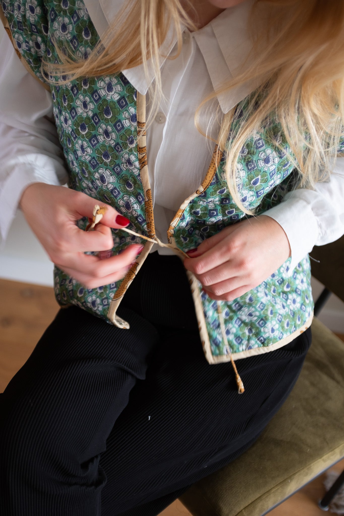 Reversible waistcoat NO.1