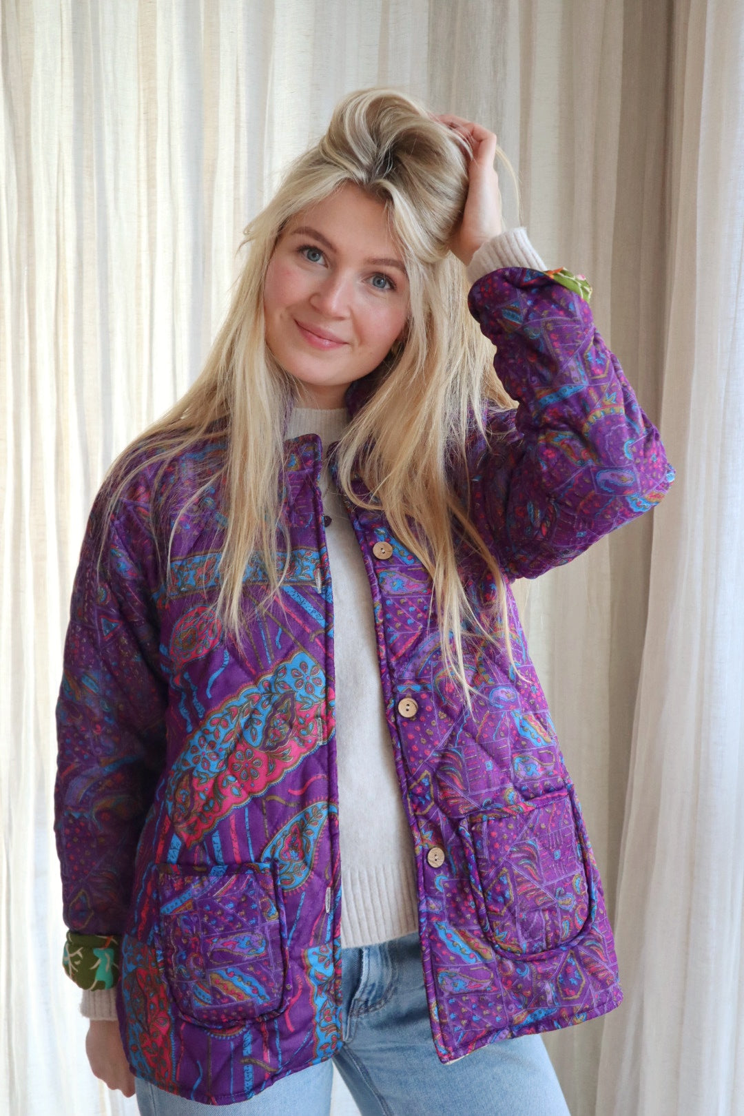 Silk Sari Jacket NO.2