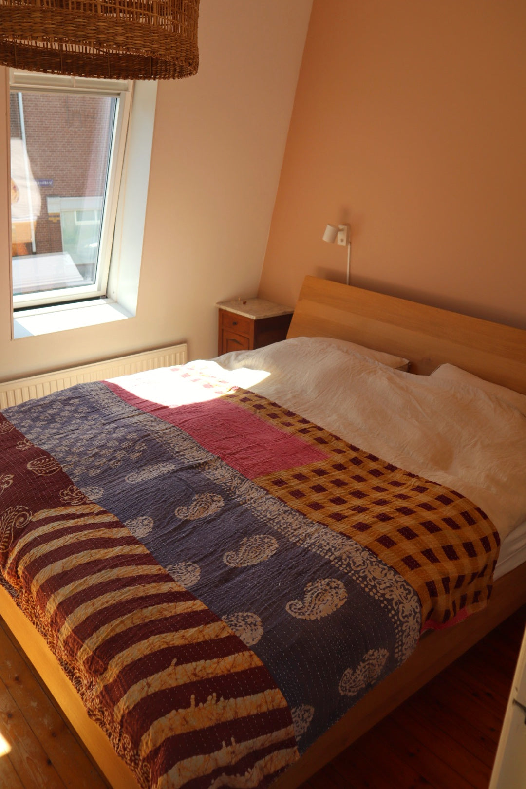 Reversible kantha blanket NO.1