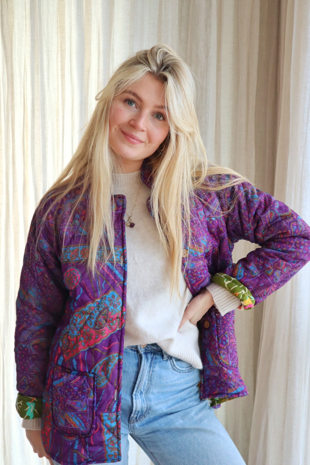 Silk Sari Jacket NO.2