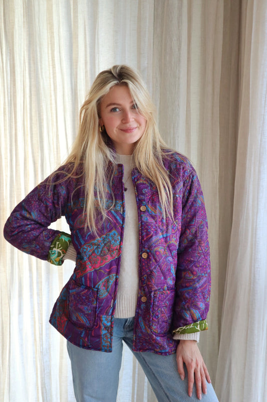 Silk Sari Jacket NO.2