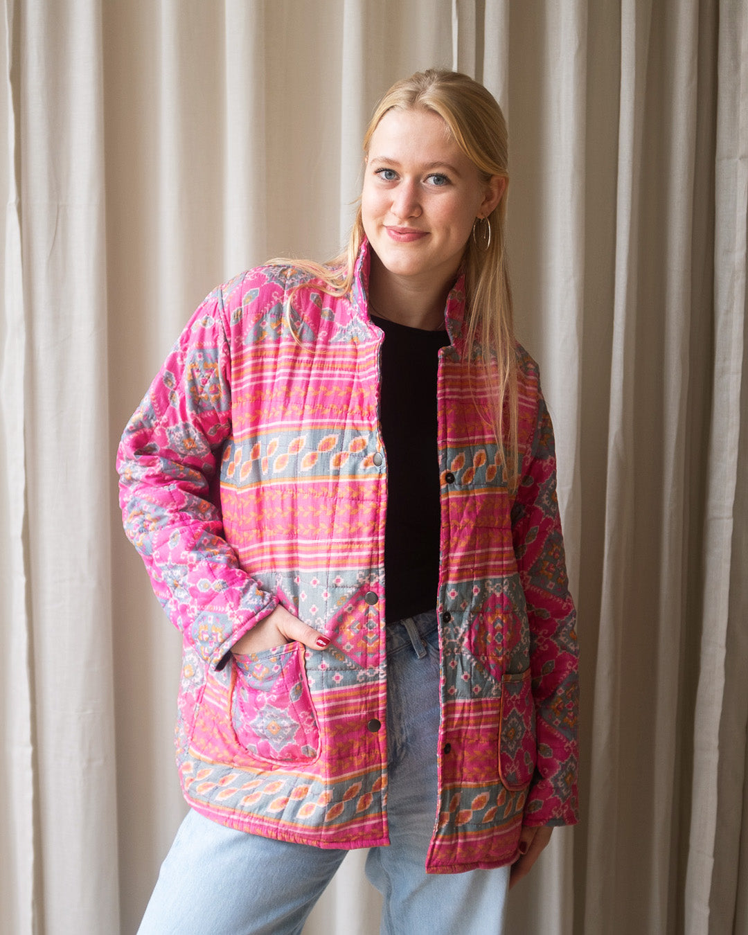 Silk Sari Jacket NO.2