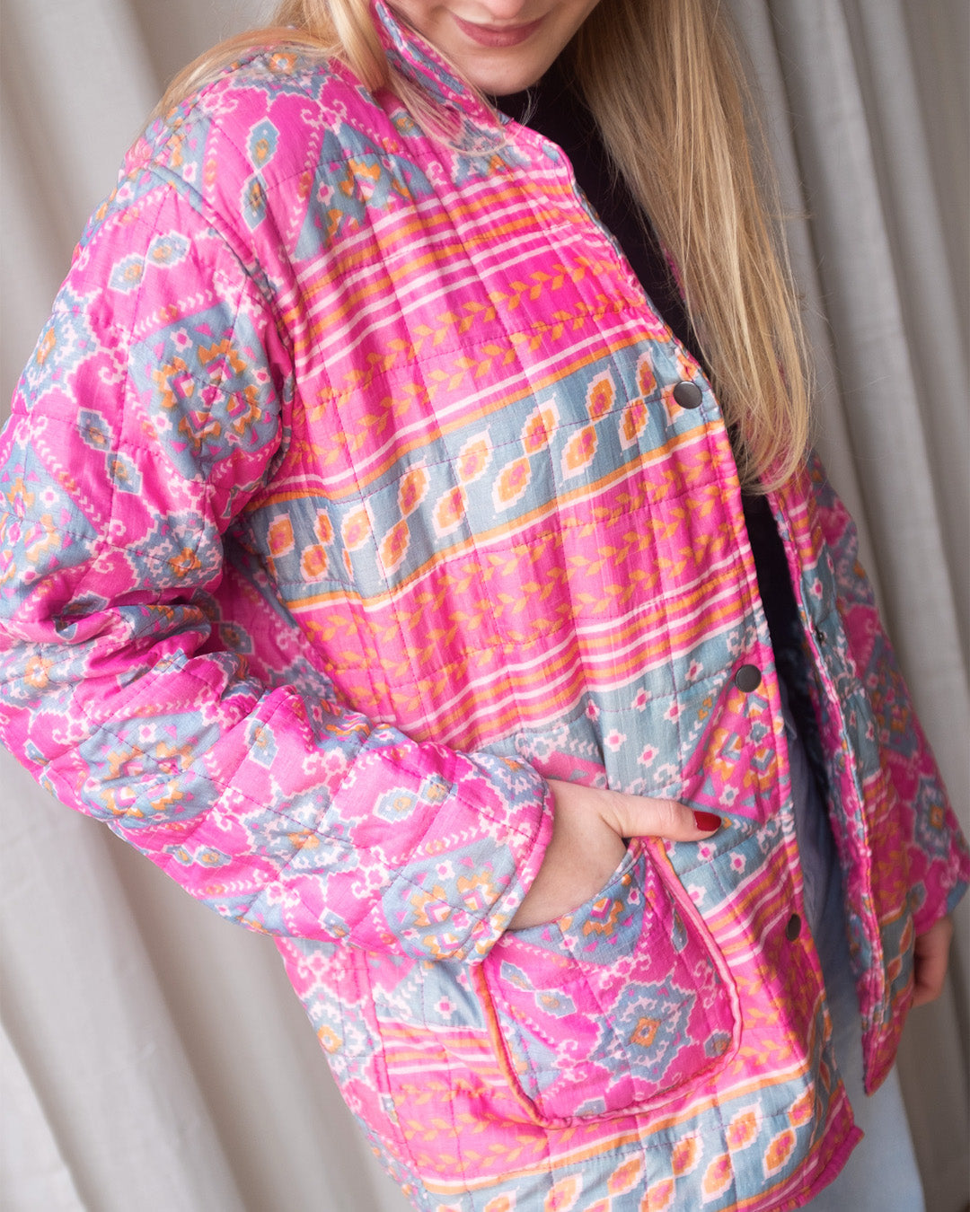 Silk Sari Jacket NO.2