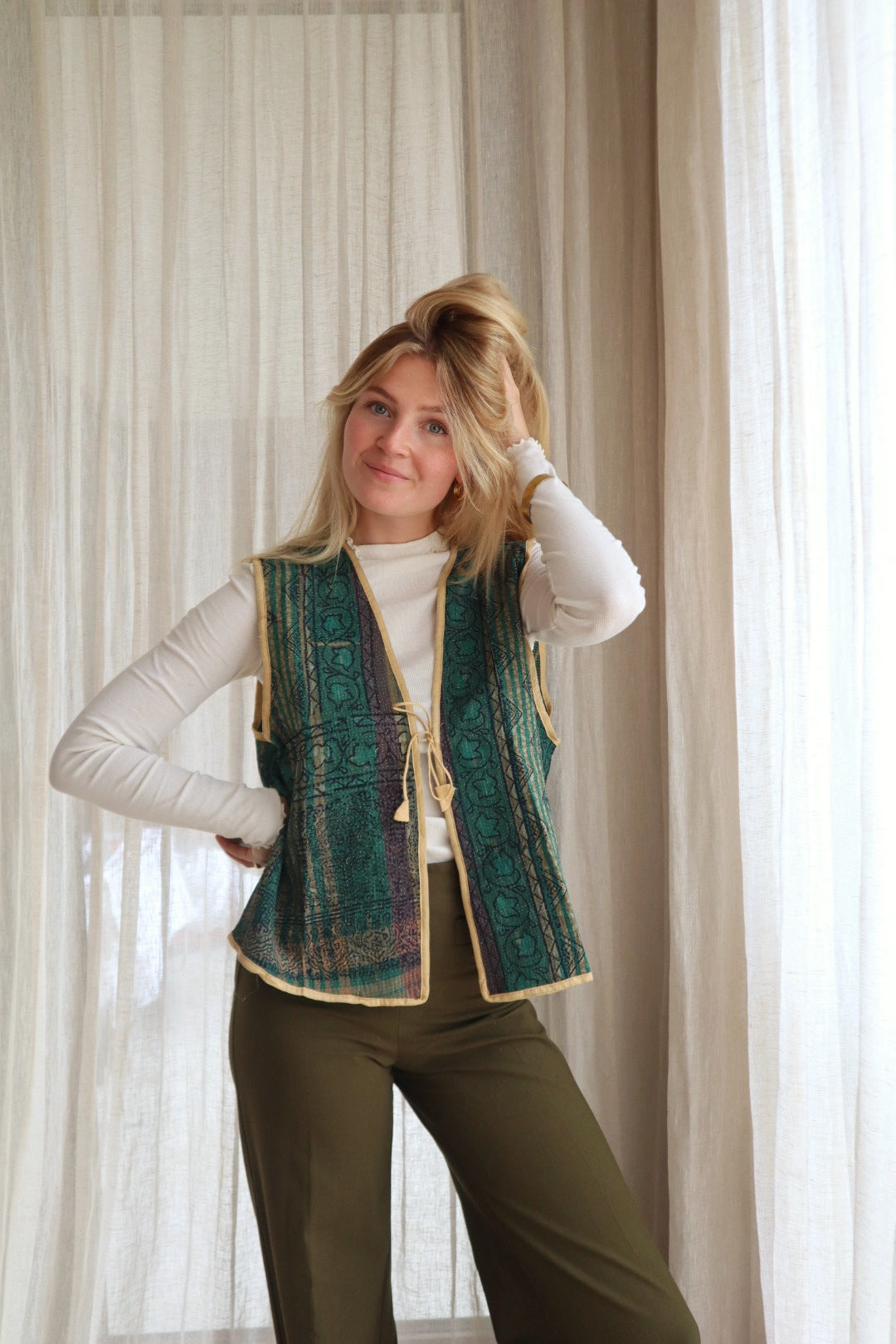 Kantha gilet NO.2