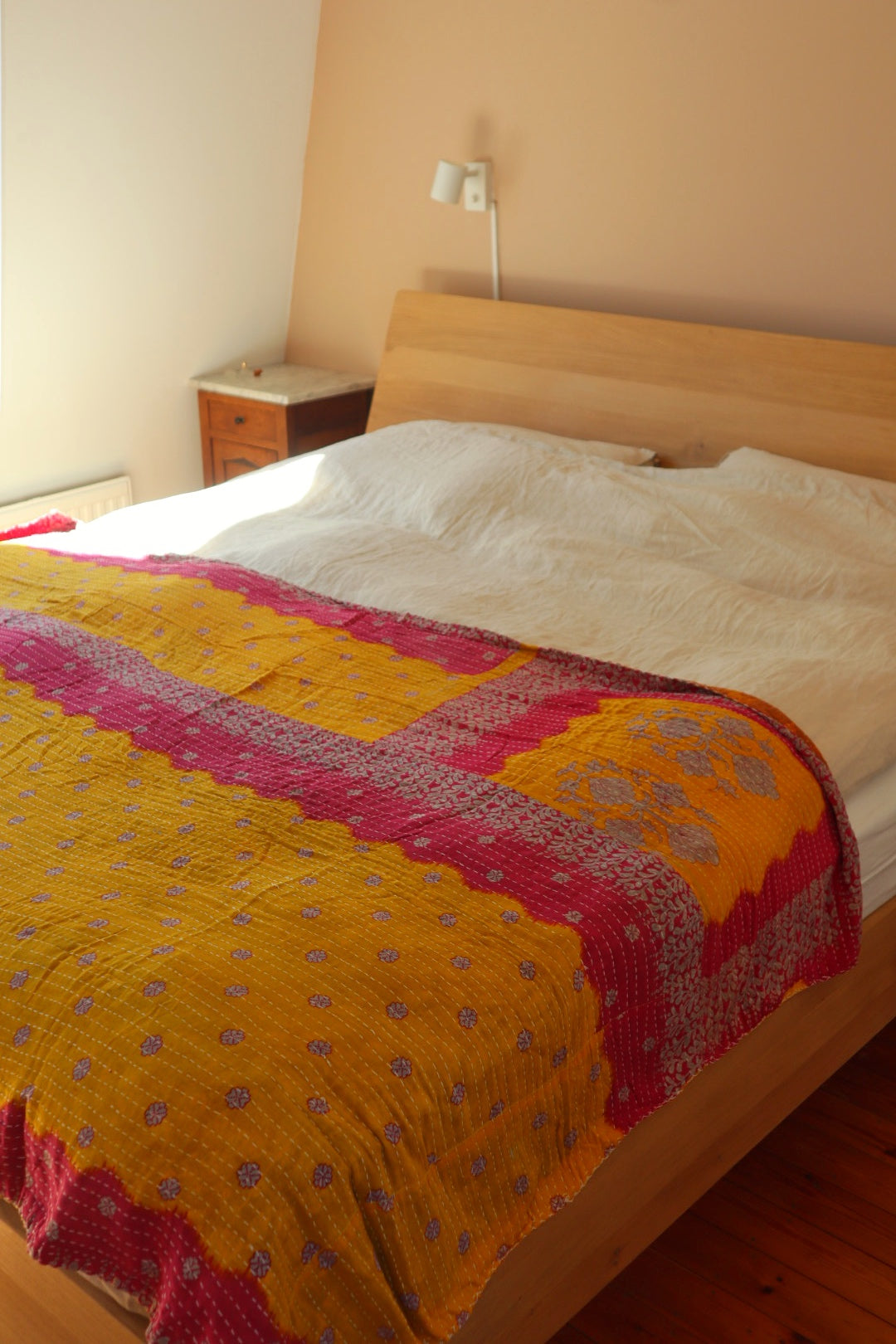 Reversible kantha blanket NO.5