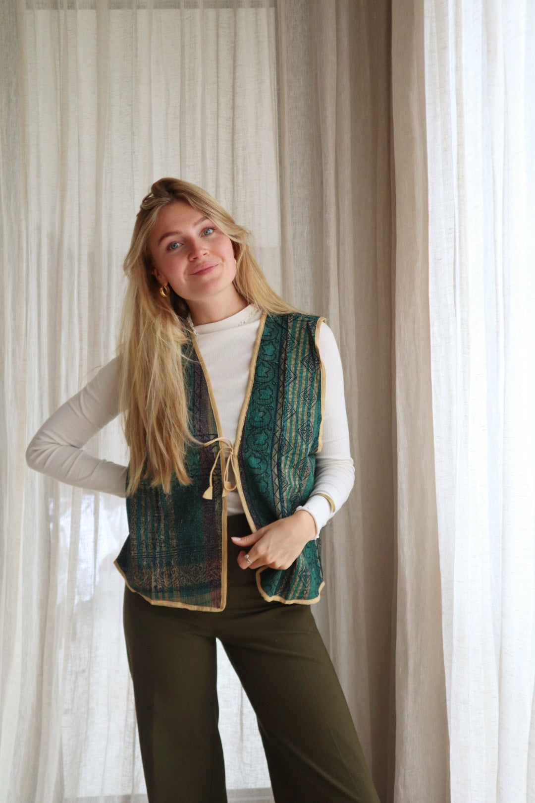 Kantha gilet NO.2