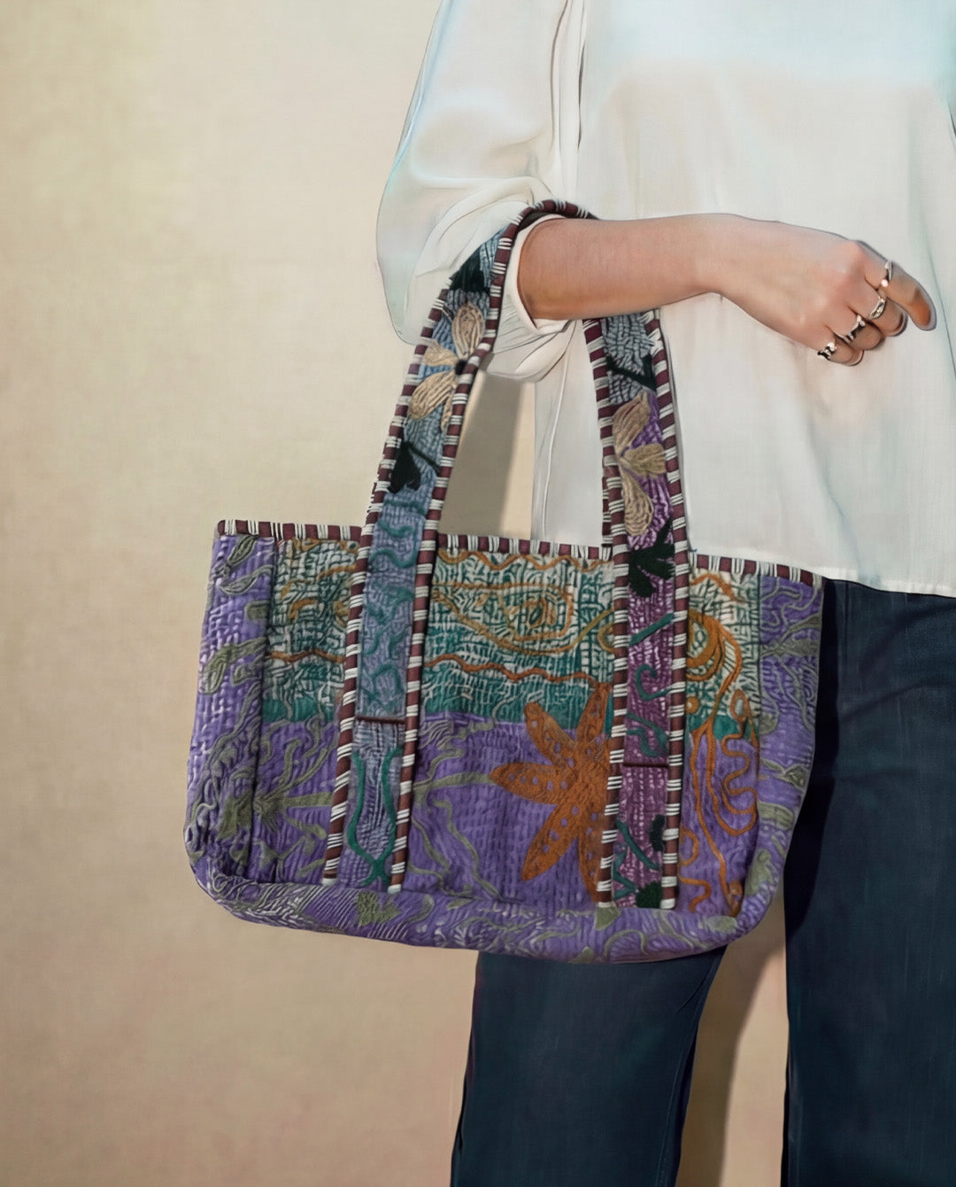 Suzani midi-bag NO.6