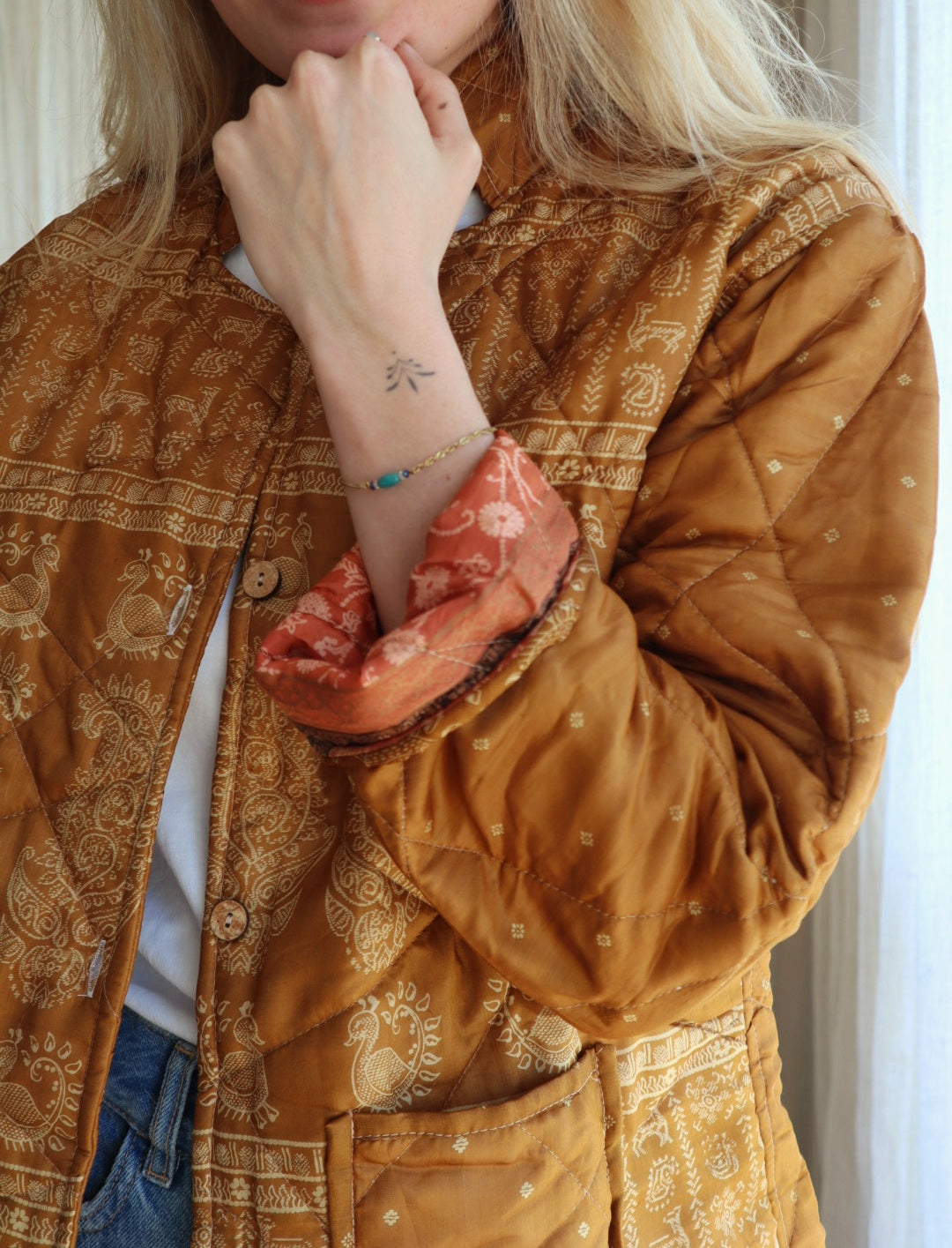 Silk Sari Jacket NO.2
