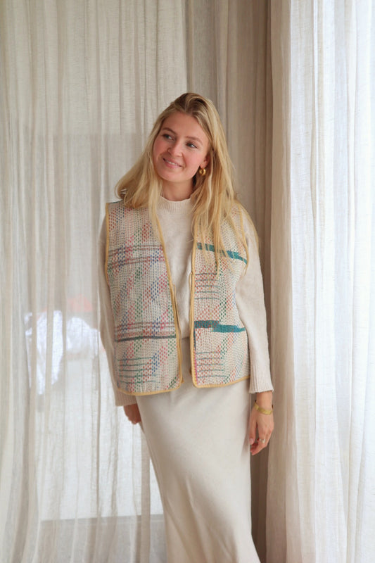 Kantha gilet NO.11