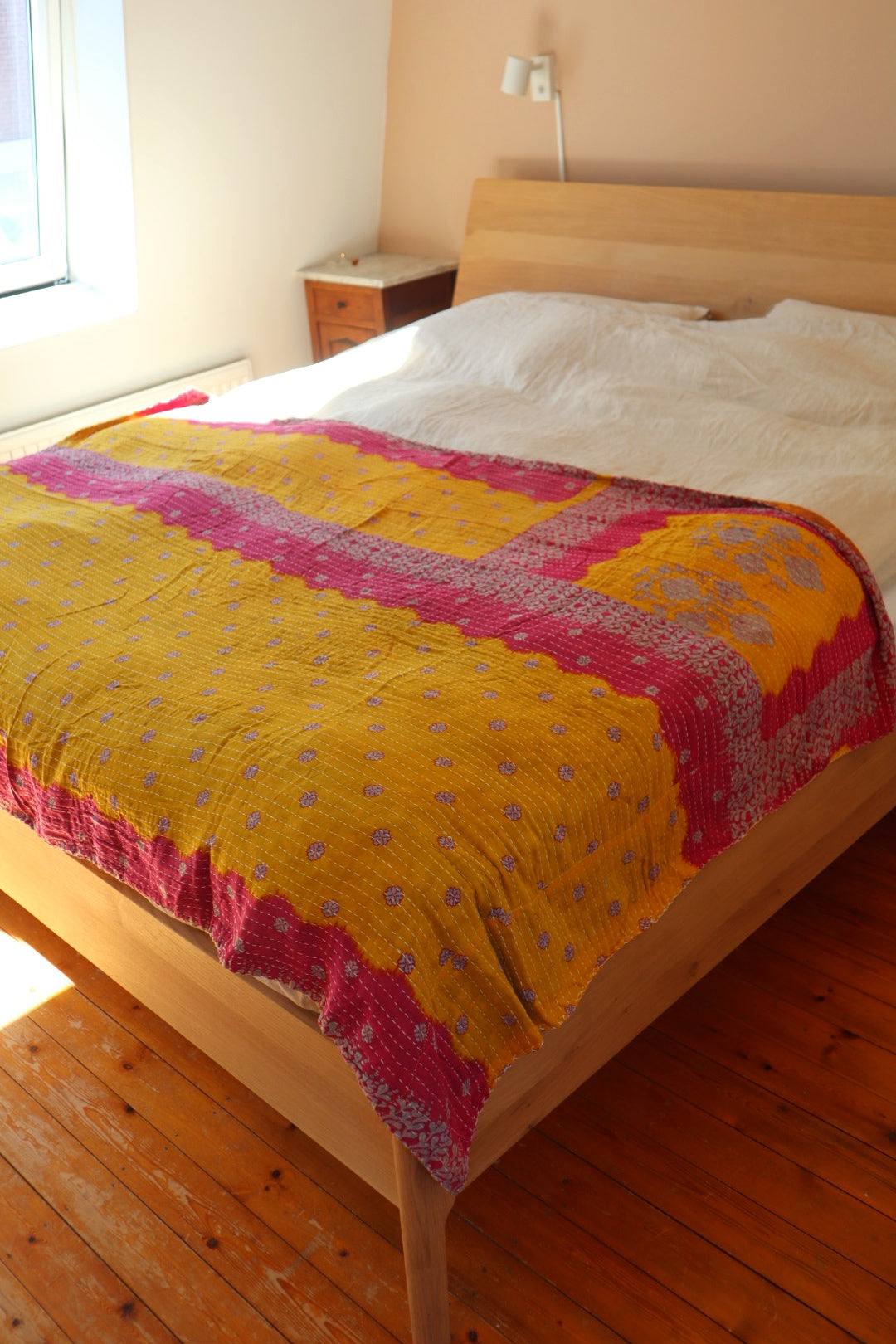 Reversible kantha blanket NO.5