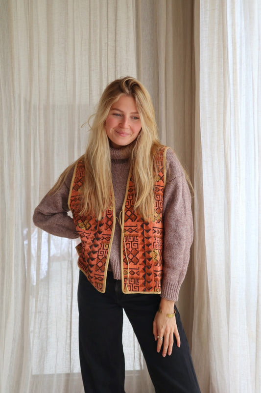 Kantha gilet NO.6