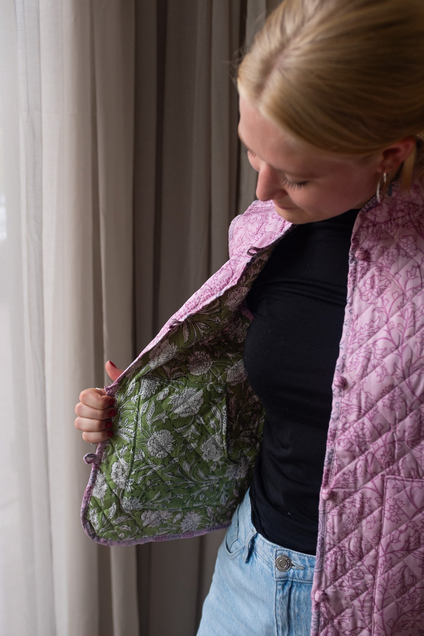 Reversible silk waistcoat NO.3
