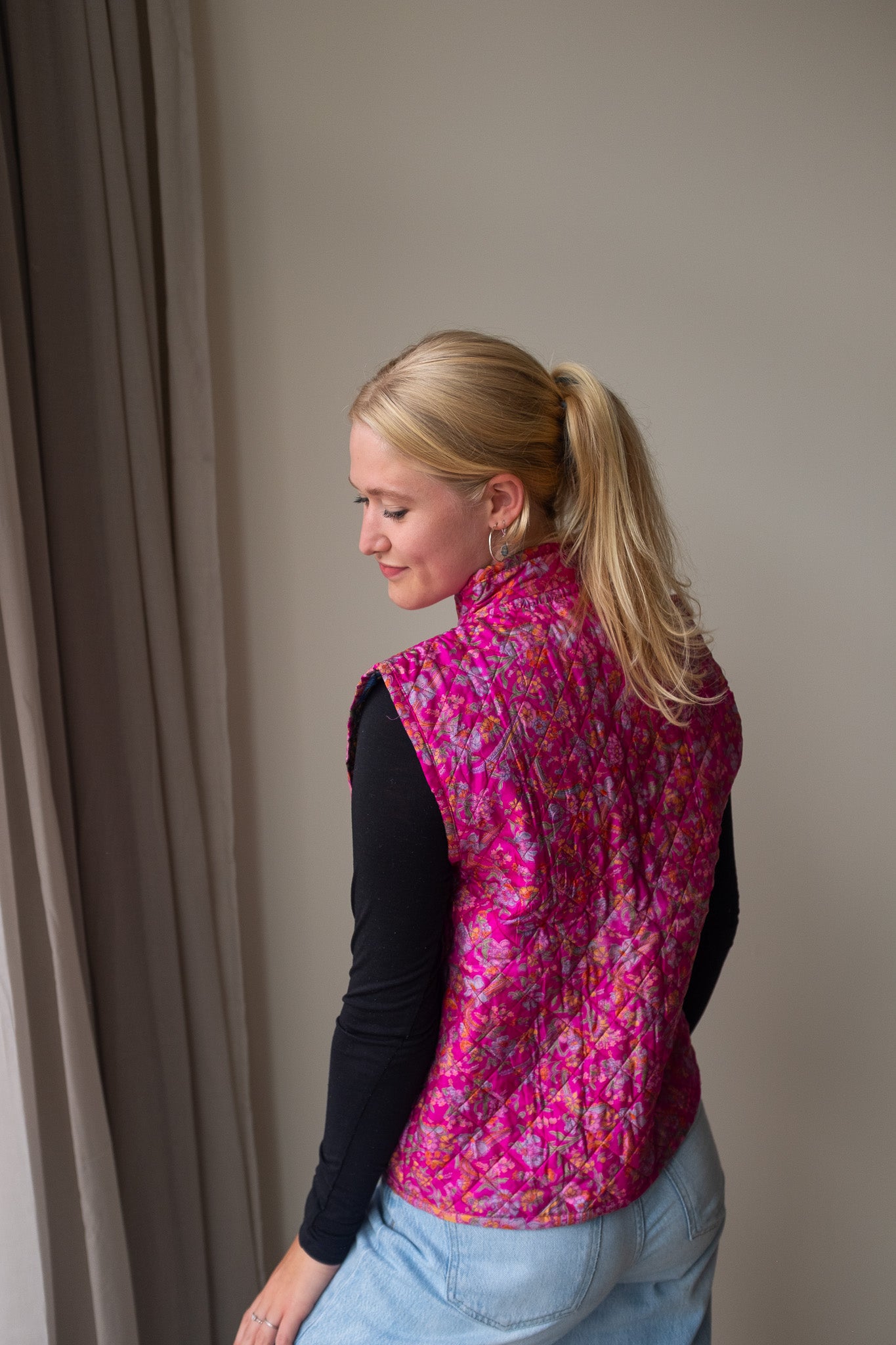 Reversible silk waistcoat NO.3