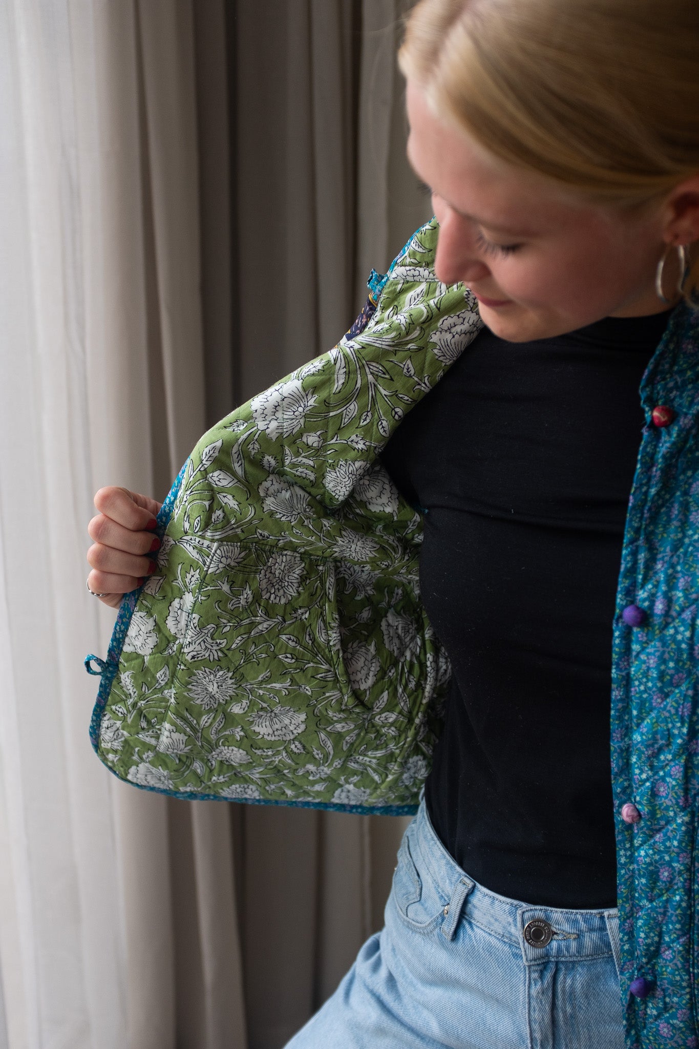 Reversible silk waistcoat NO.3