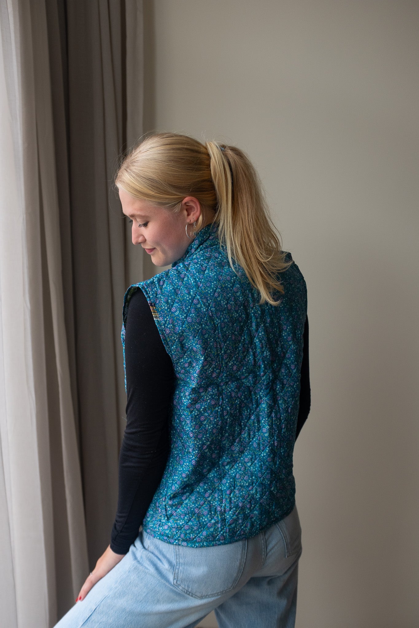 Reversible silk waistcoat NO.3