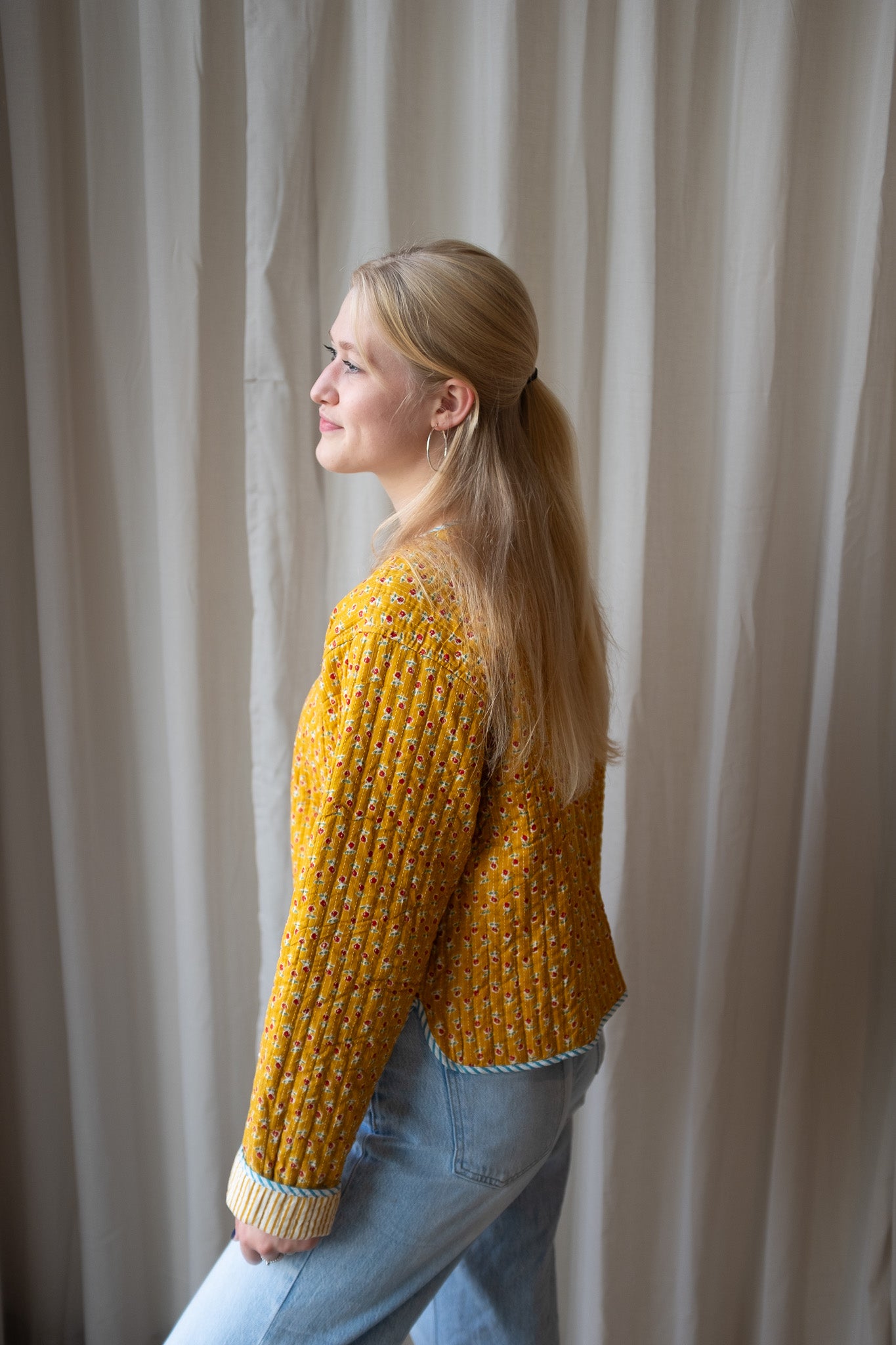 Block print jacket NO.1