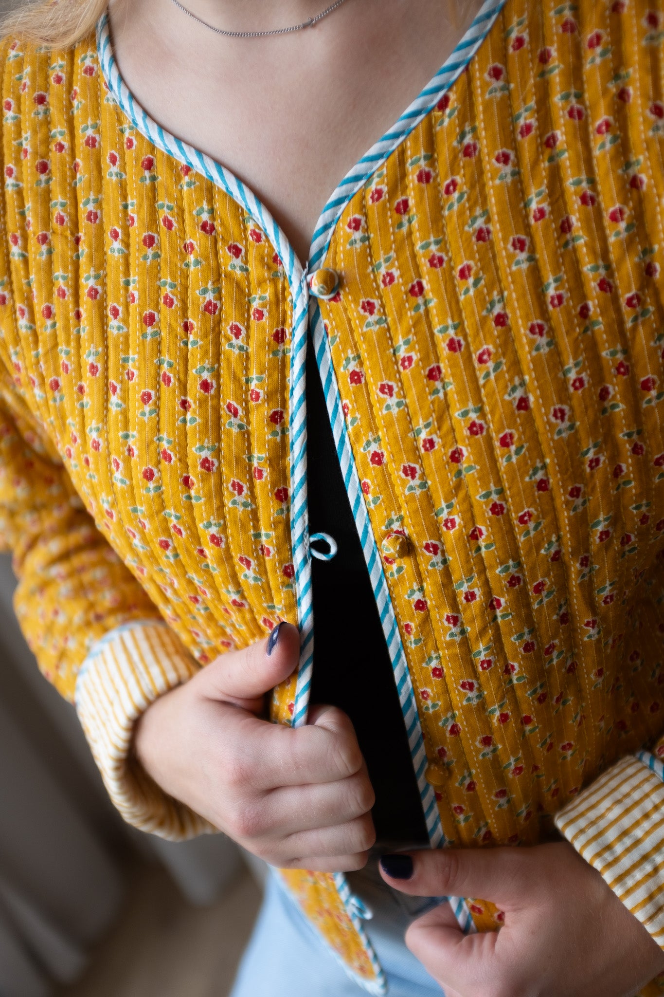Block print jacket NO.1