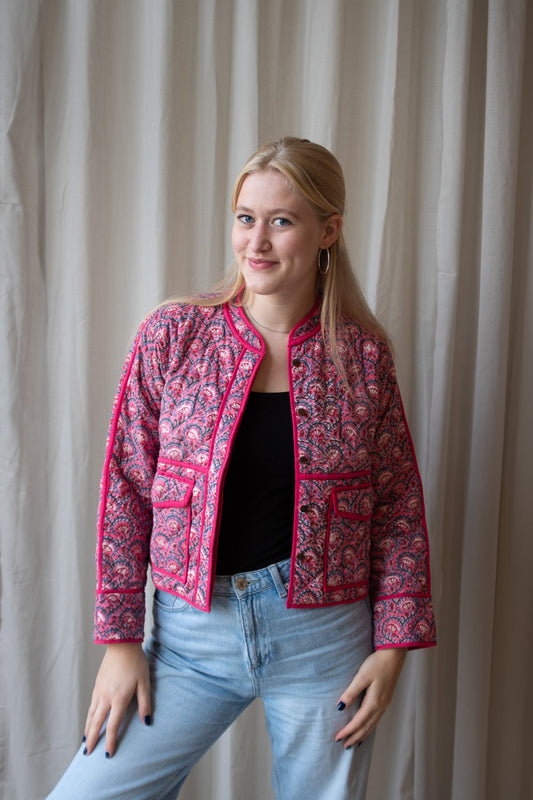 Block print jacket NO.1