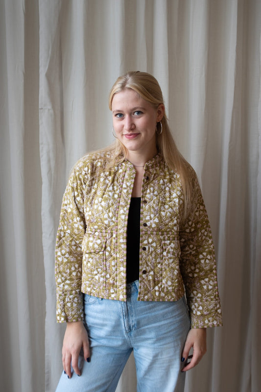 Block print jacket NO.1
