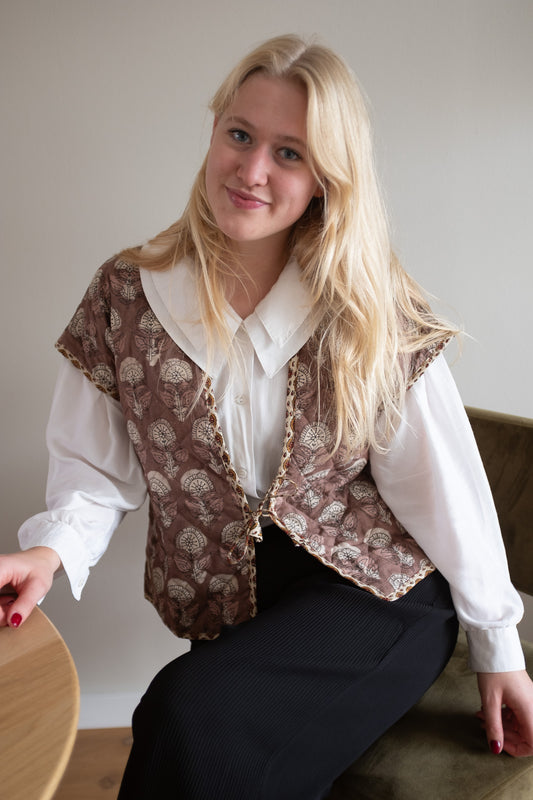 Reversible waistcoat NO.1