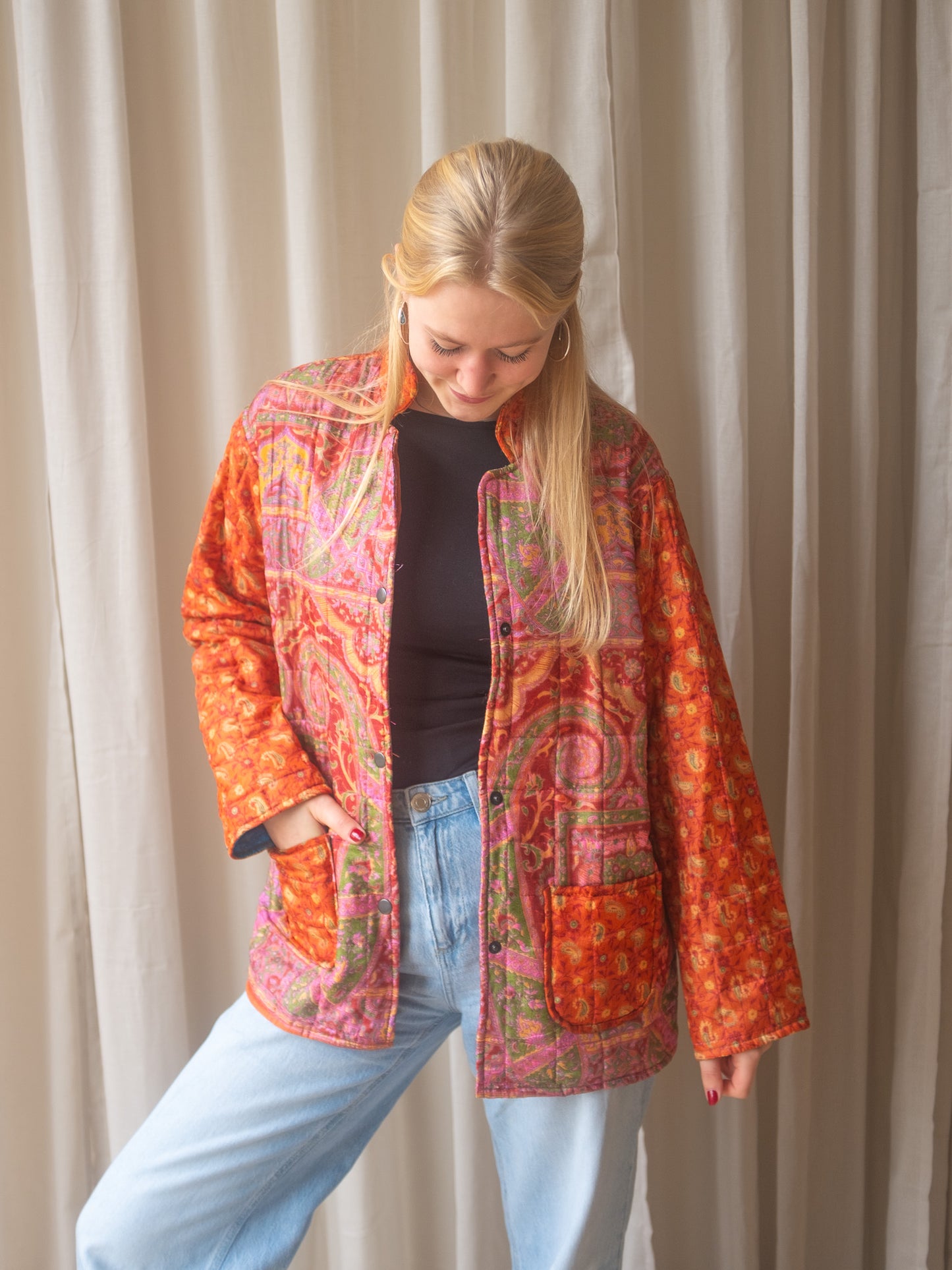 Silk Sari Jacket NO.2