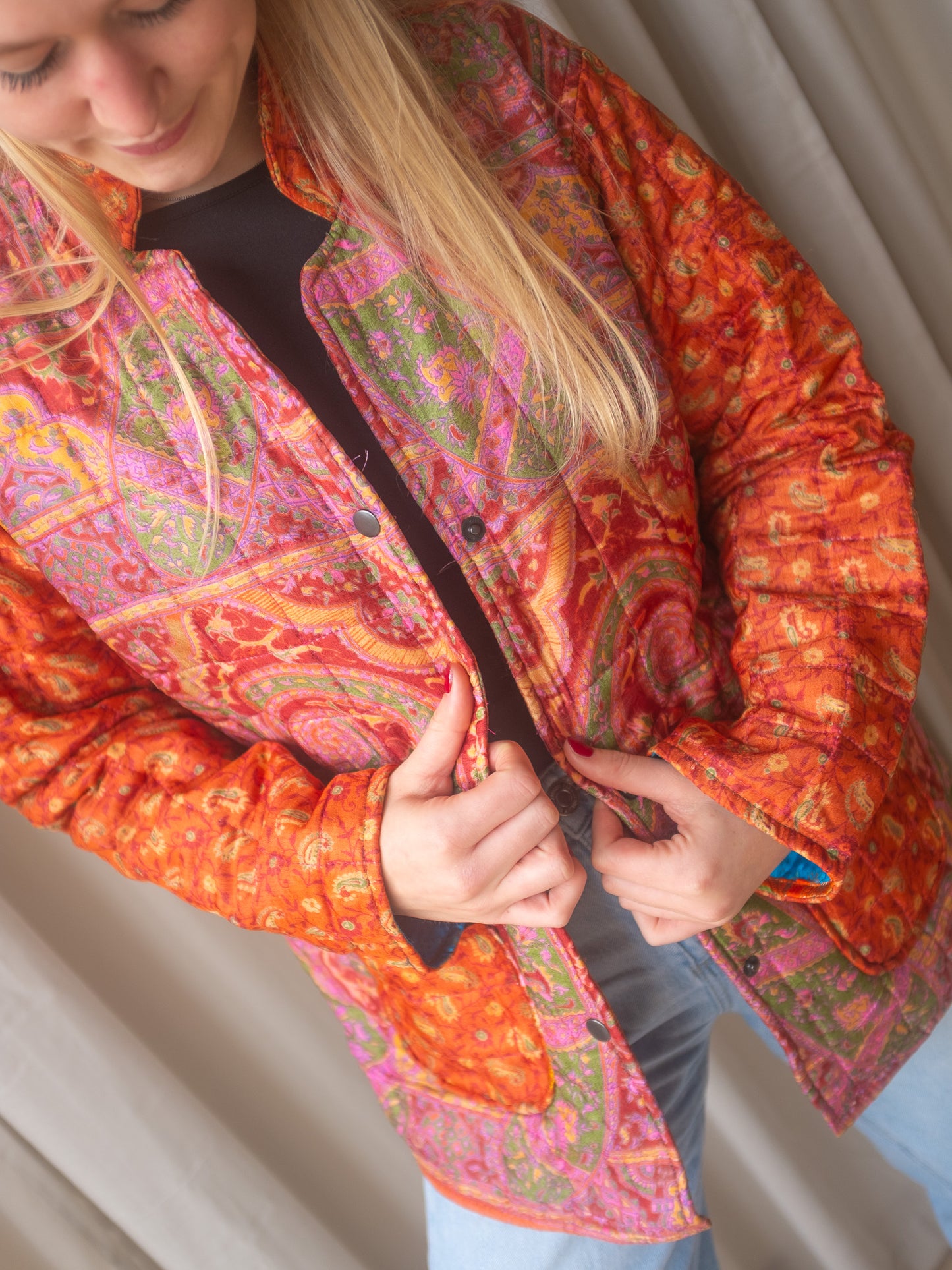 Silk Sari Jacket NO.2