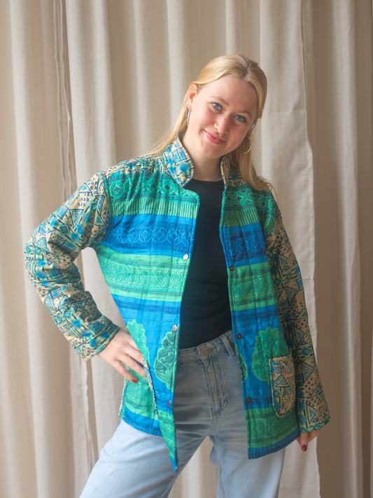 Silk Sari Jacket NO.2