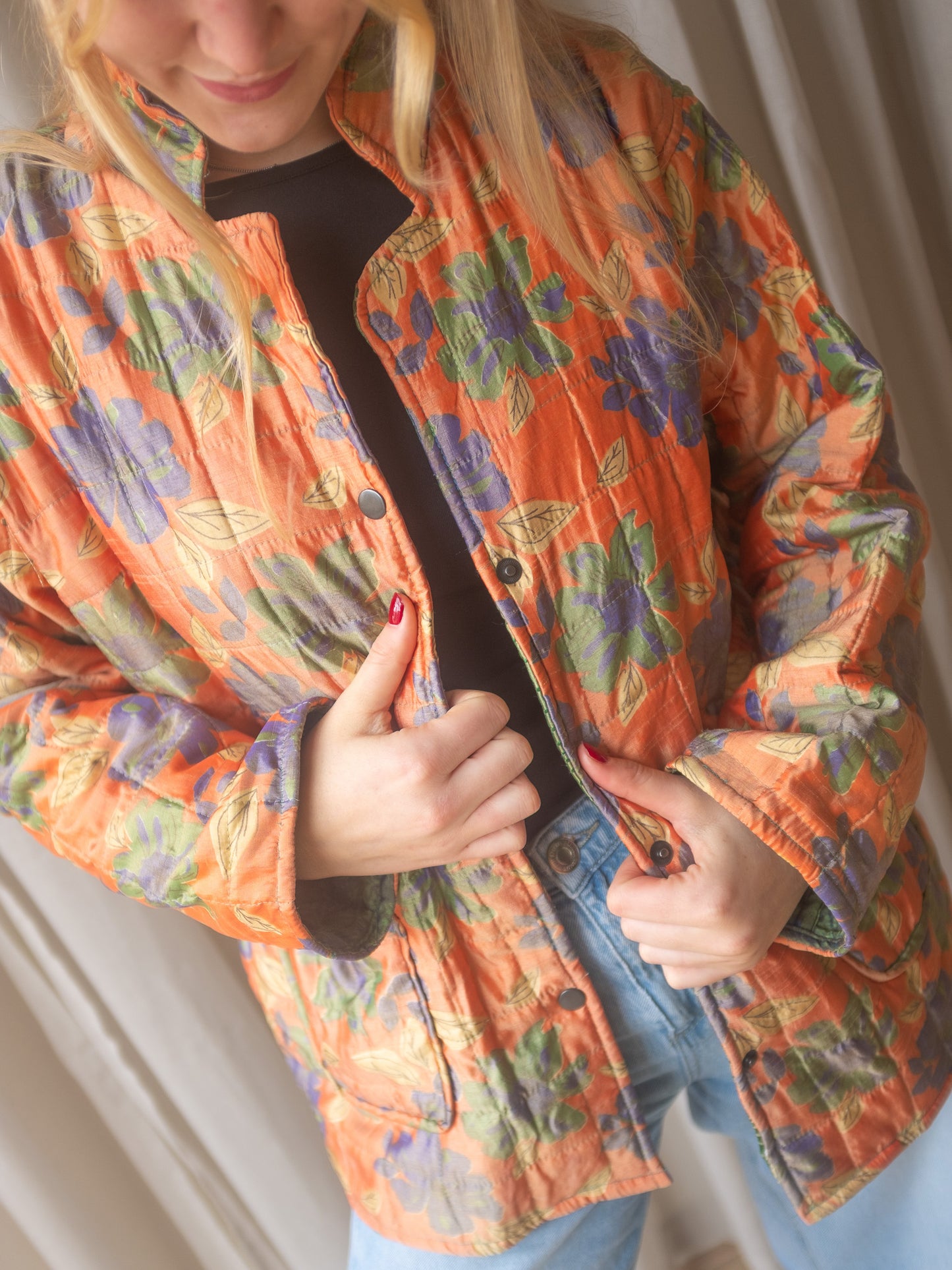 Silk Sari Jacket NO.2