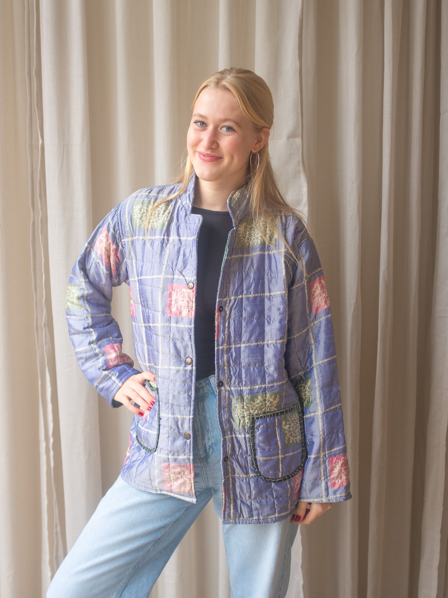 Silk Sari Jacket NO.2