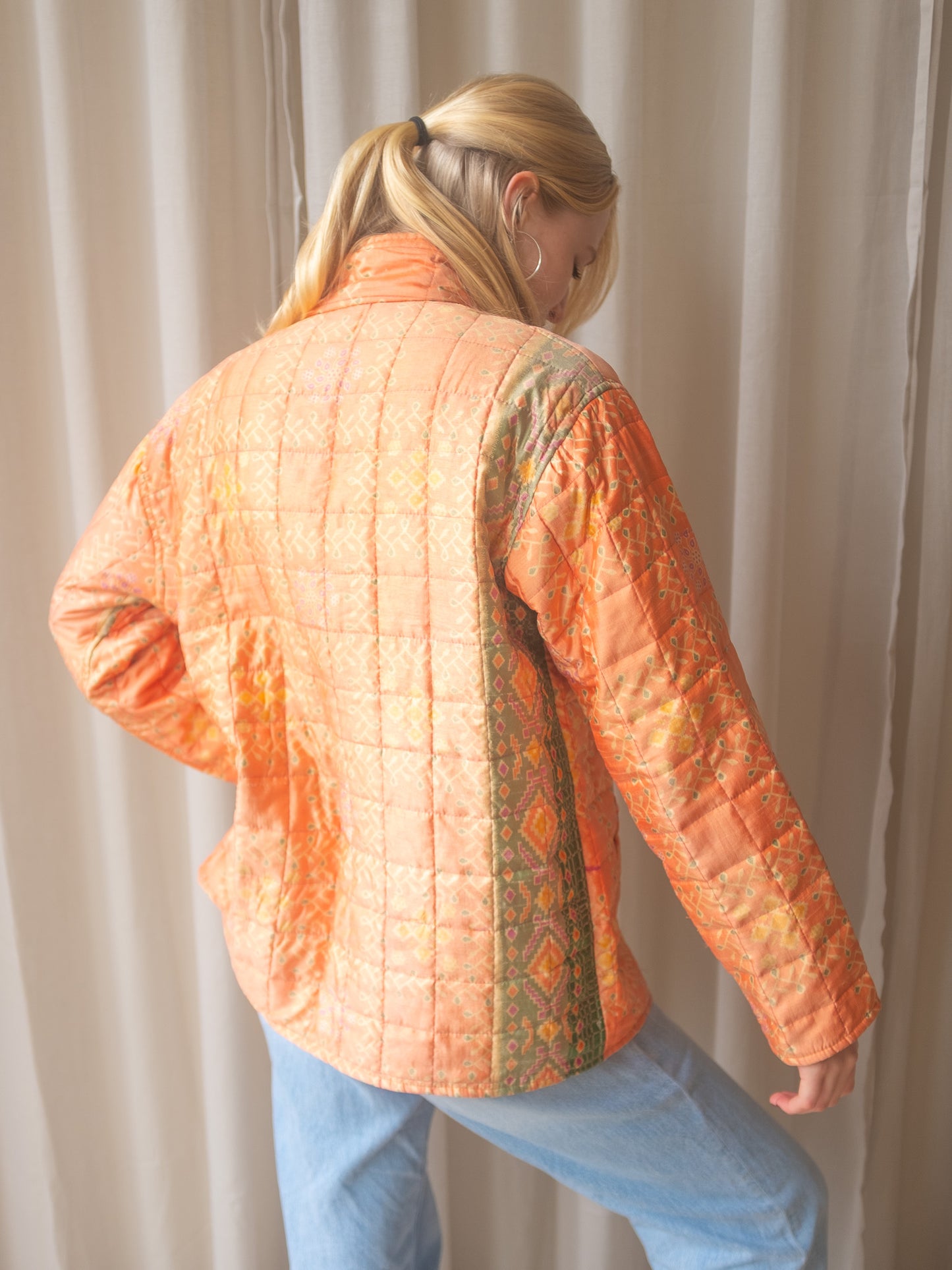 Silk Sari Jacket NO.2
