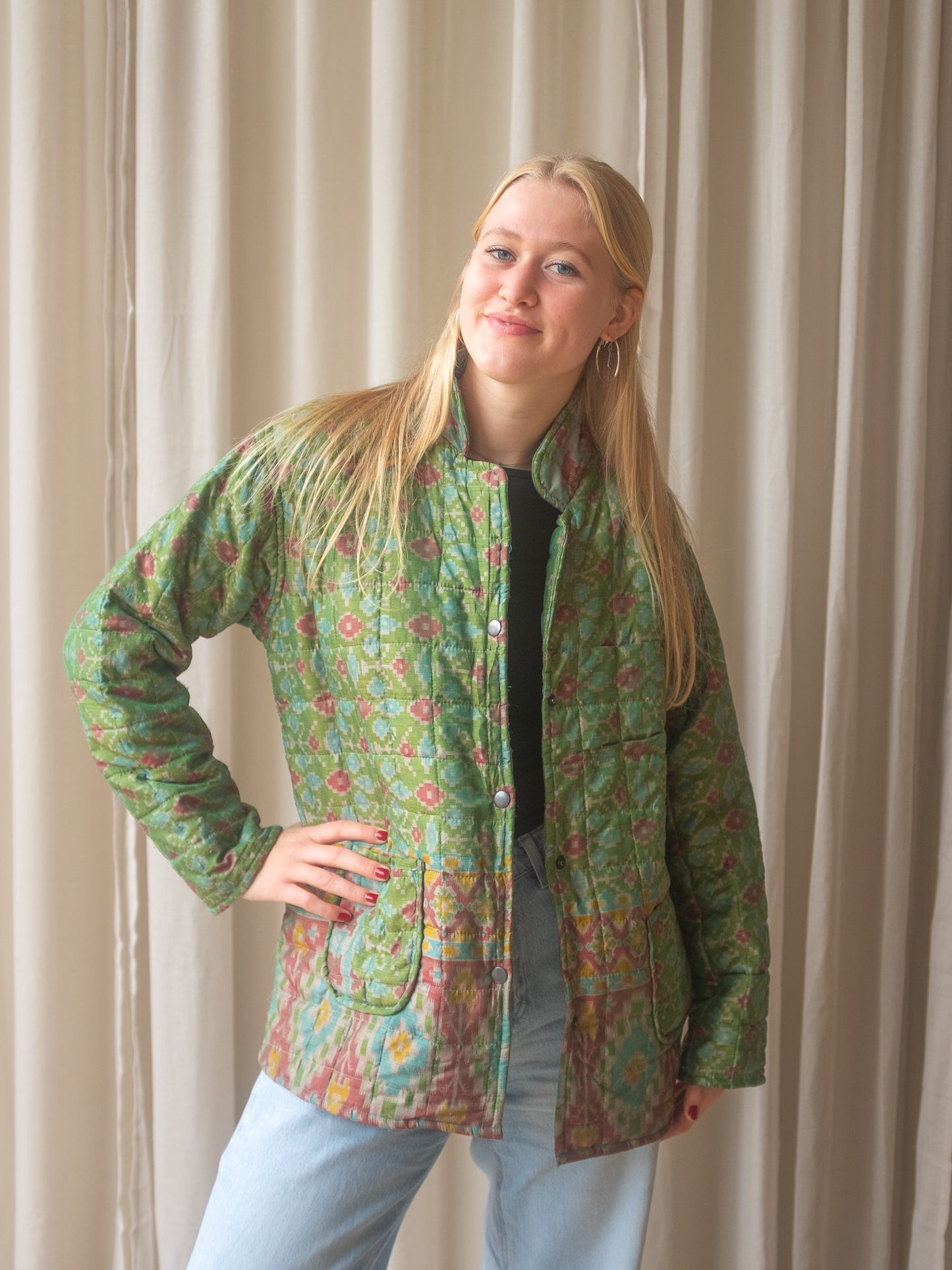 Silk Sari Jacket NO.2