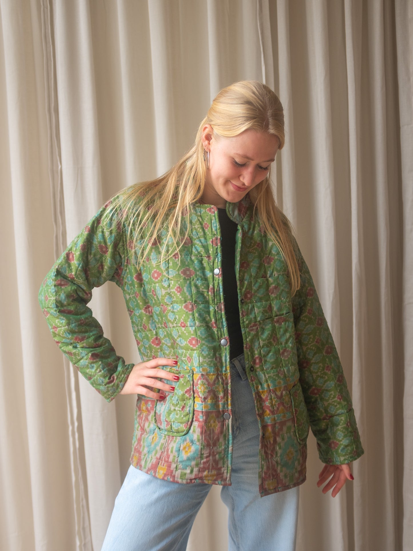Silk Sari Jacket NO.2