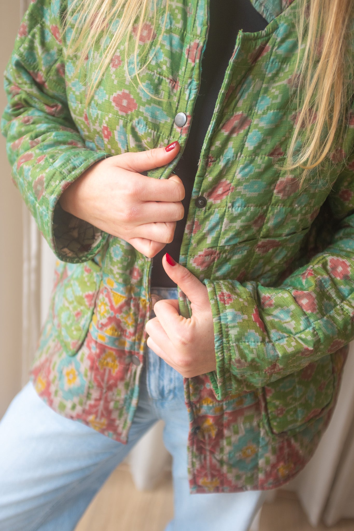 Silk Sari Jacket NO.2