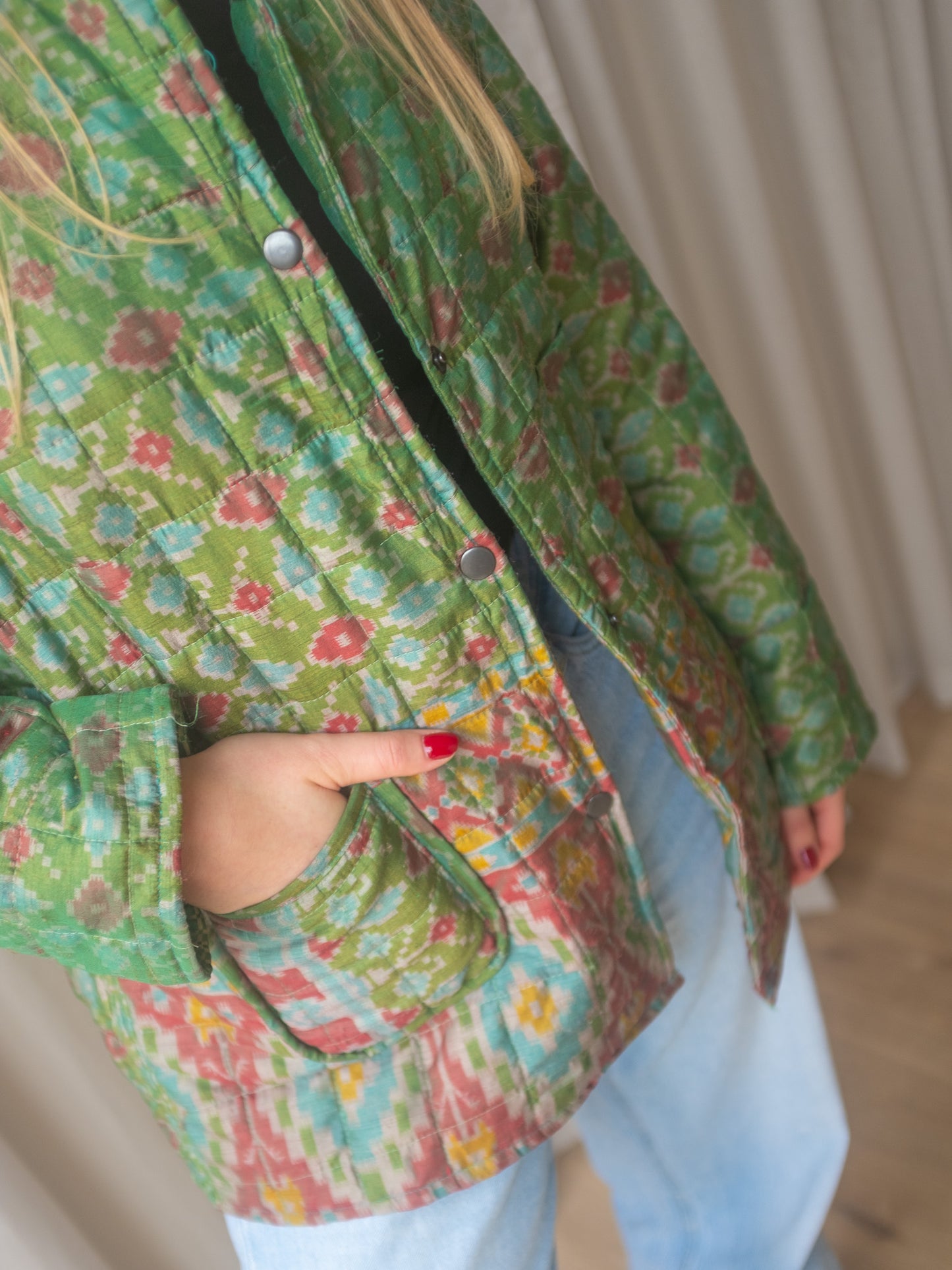 Silk Sari Jacket NO.2