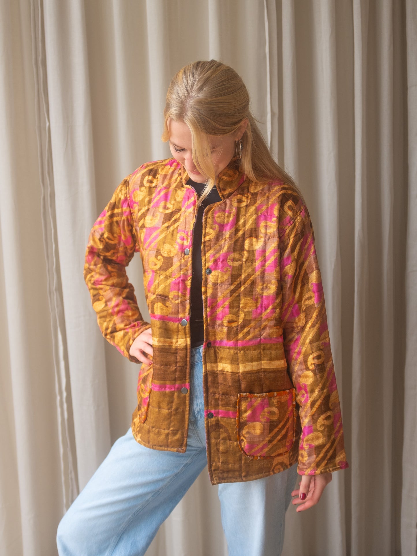 Silk Sari Jacket NO.2