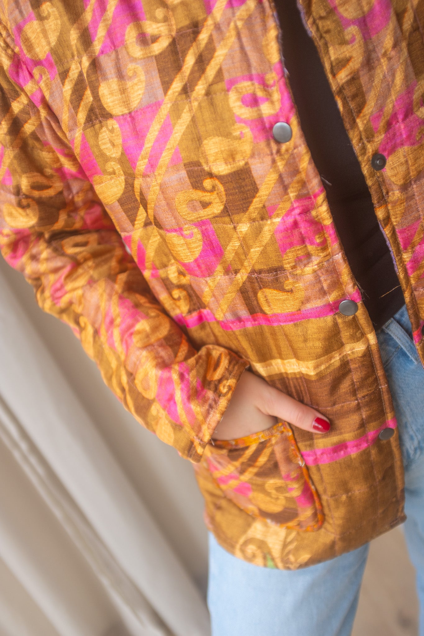 Silk Sari Jacket NO.2