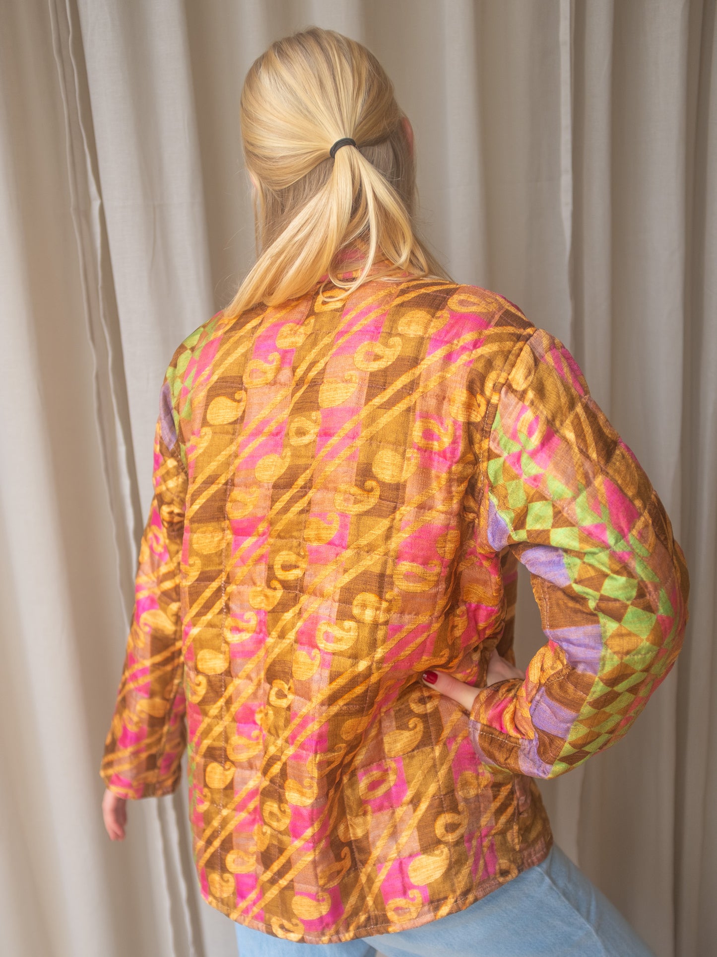 Silk Sari Jacket NO.2
