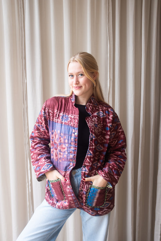 Silk Sari Jacket NO.2