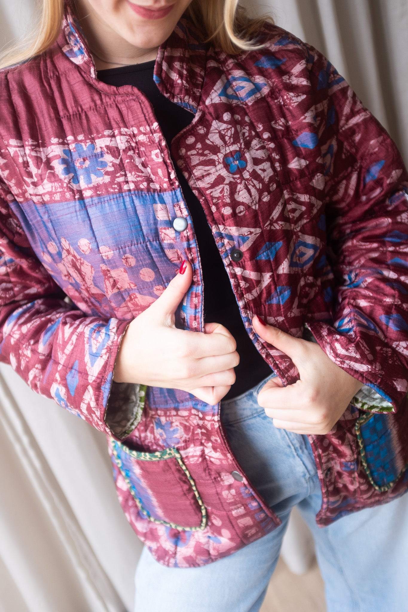 Silk Sari Jacket NO.2