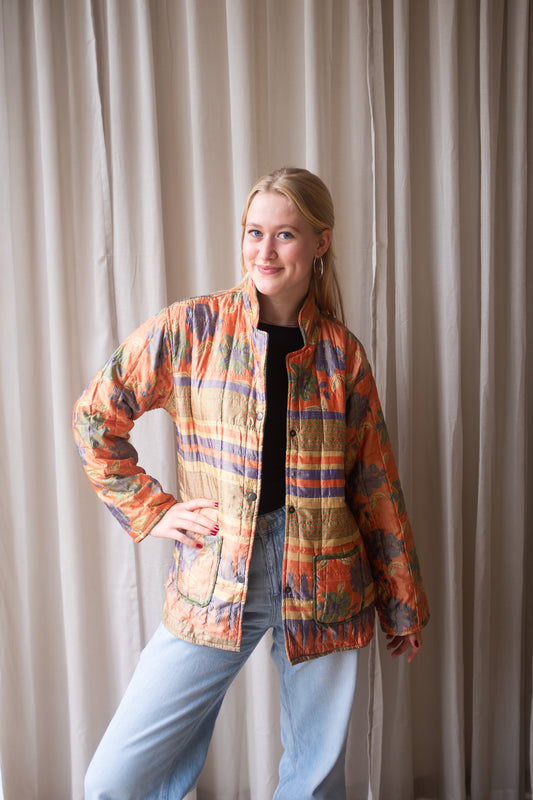 Silk Sari Jacket NO.2