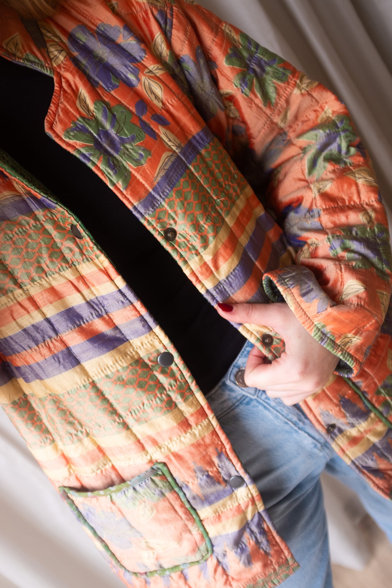 Silk Sari Jacket NO.2